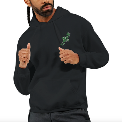 M2 Hoodie - Black/Green